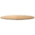 Tablero de mesa ovalado madera maciza de roble 100x50x2