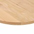 Tablero de mesa ovalado madera maciza de roble 100x50x2