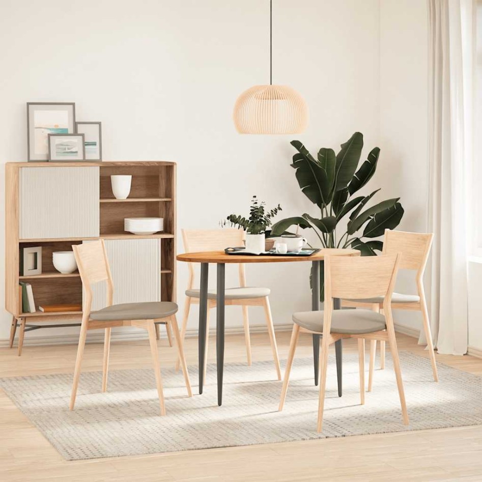 Tablero de mesa ovalado madera maciza de roble 100x50x2