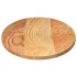 Tablero de mesa ovalado madera maciza de roble 100x50x2