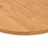 Tablero de mesa ovalado madera maciza de roble 100x50x2