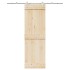 Kit de herrajes para puerta corredera 183 cm acero