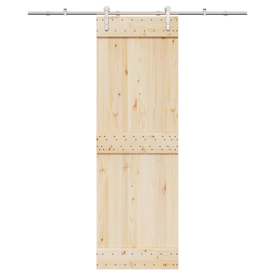 Kit de herrajes para puerta corredera 183 cm acero