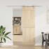 Kit de herrajes para puerta corredera 183 cm acero