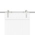 Kit de herrajes para puerta corredera 183 cm acero