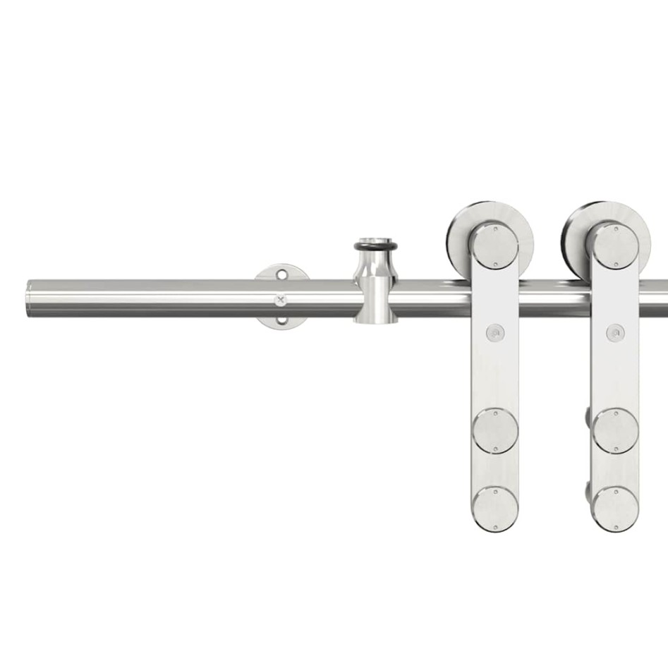 Kit de herrajes para puerta corredera 183 cm acero