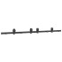 Kit de herrajes para puertas correderas acero negro 183