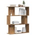 Estantería madera de ingeniería roble artisan 80x24x96