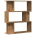 Estantería madera de ingeniería roble artisan 80x24x96