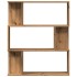 Estantería madera de ingeniería roble artisan 80x24x96