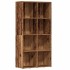 Estantería madera de ingeniería envejecida 66x30x130