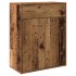 Aparador de madera contrachapada madera envejecida 60x30x75