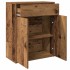 Aparador de madera contrachapada madera envejecida 60x30x75