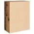 Aparador de madera contrachapada madera envejecida 60x30x75