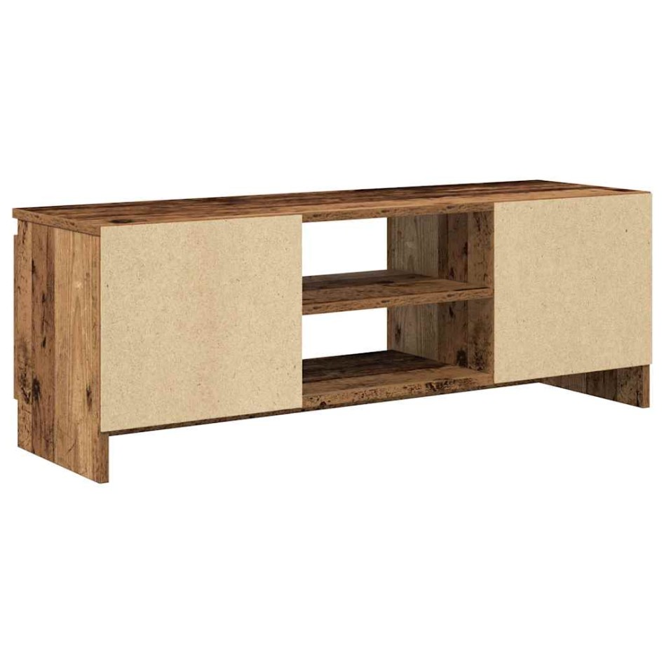Mueble para TV madera ingeniería madera envejecida 102x30x36