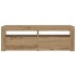Mesitas de noche luces LEDs 2 uds roble artesanal 60x35x40