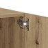 Mesita de noche madera de ingeniería roble artisian