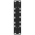 Patas de mesa de centro acero negro 2 uds 28x(42-43)