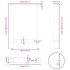 Patas de mesa de centro acero negro 2 uds 50x(72-73)