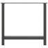 Patas de mesa de centro antracita 2 uds 80x(72-73) cm