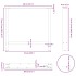 Patas de mesa de centro antracita 2 uds 80x(72-73) cm