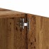Mueble de TV madera de ingeniería envejecida 100x35x40