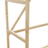 Perchero con estantes bambú 110x40x175