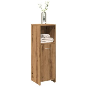 Armario de baño madera contrachapada roble artisan 30x30x95