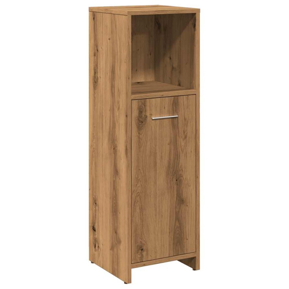Armario de baño madera contrachapada roble artisan 30x30x95