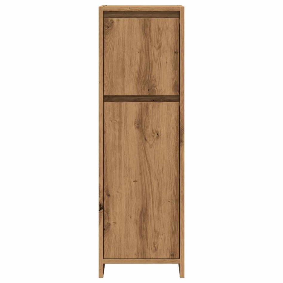 Armario de baño madera contrachapada roble artisan 30x30x95