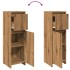Armario de baño madera contrachapada roble artisan 30x30x95