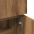 Armario de baño madera contrachapada roble artisan 30x30x95