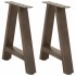 Patas de mesa de centro forma A 2uds acero 50x(42-43)