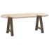 Patas de mesa de centro forma A 2uds acero 50x(42-43)