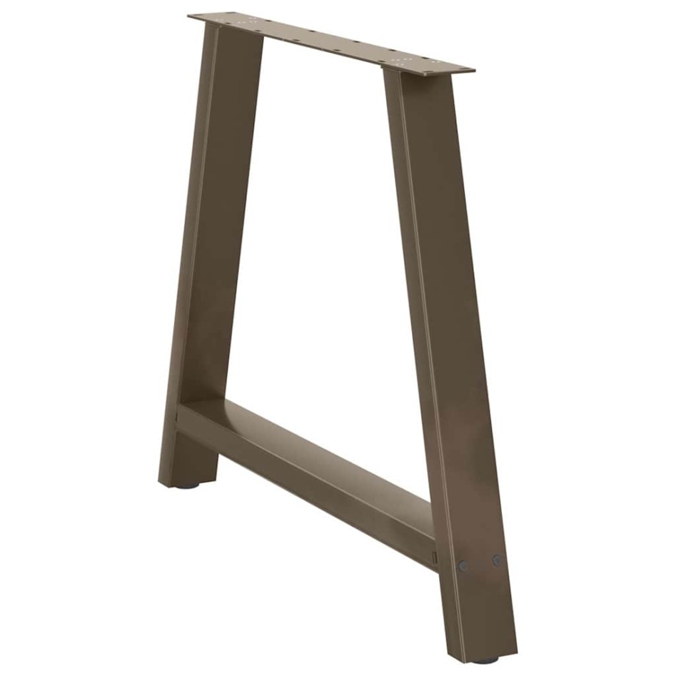 Patas de mesa de centro forma A 2uds acero 90x(72-73)