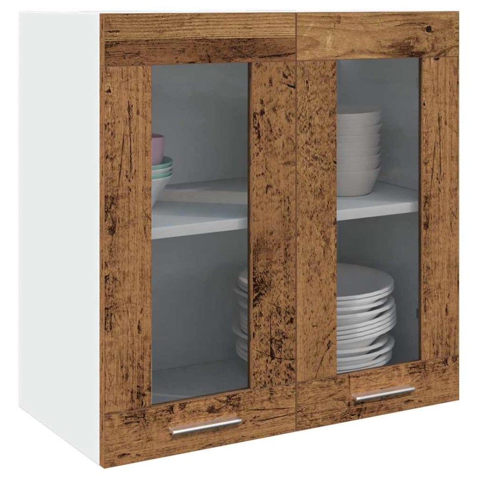 Armario de pared para cocina con puerta cristal