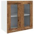 Armario de pared para cocina con puerta cristal