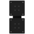 Patas de mesa de centro forma X 2uds acero negro 40x(30-31)