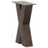 Patas de mesa centro forma X 2uds acero natural 28x(42-43)