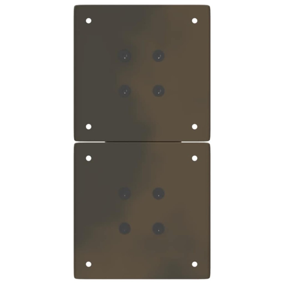 Patas de mesa centro forma X 2uds acero natural 28x(42-43)