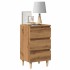 Mesita de noche madera de ingeniería roble artisan 40x35x69