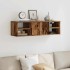 Armario de pared madera de ingeniería madera vieja 101x30x29