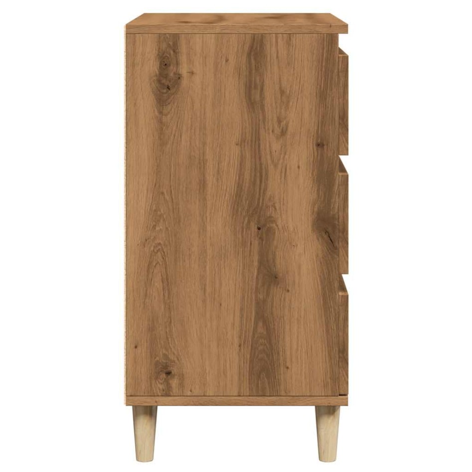 Aparador madera contrachapada roble artisian 60x35x70