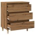 Aparador madera contrachapada roble artisian 60x35x70