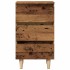 Mesita de noche madera de ingeniería envejecida 40x35x69