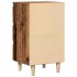 Mesita de noche madera de ingeniería envejecida 40x35x69