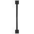 Patas para mesa comedor forma X 2uds acero negro 90x(72-73)