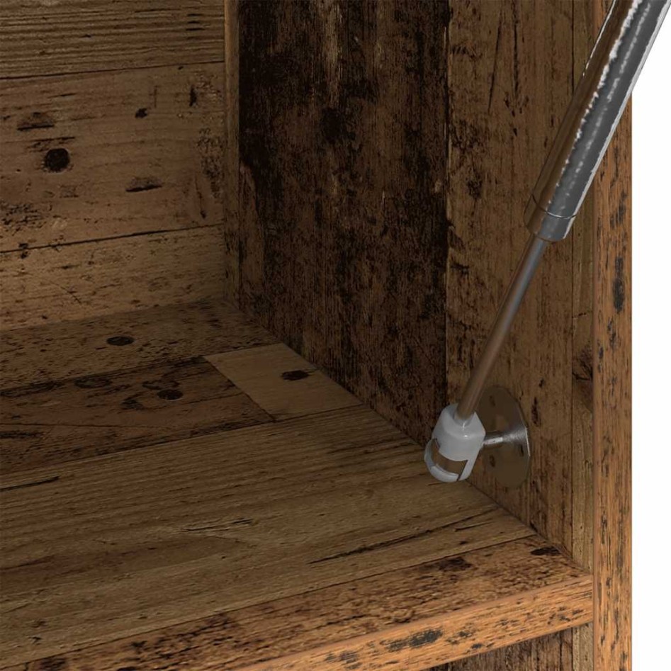 Armario de madera contrachapada envejecida 100x32,5x35