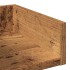 Armario de libros madera contrachapada envejecida