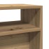 Mesa consola madera de ingeniería roble artesanal 105x30x80